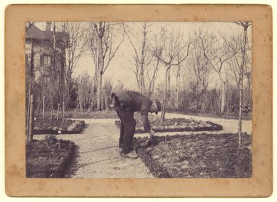 Gustave Caillebotte Gardening at Petit Gennevilliers, February 1892 by Martial Caillebotte